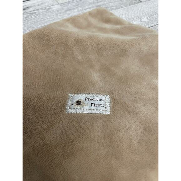 Carters Just One Year Elephant Precious First Lovey Security Blanket Brown Tan - Picture 3 of 7